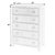 Traditional Bar Harbor 32 in. W Rectangular Raffia 5 Drawer Dresser, Natural Raffia For Sale - Image 3 of 9