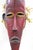 Antique Hand-Carved Guro Mask of the Ivory Coast Featuring a Seated Figure For Sale - Image 9 of 15