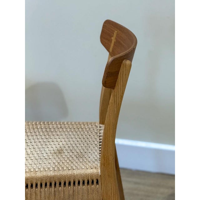 CH23 Dining Chairs by Hans J. Wegner for Carl Hansen & Søn, 1950s, Set of 8 For Sale - Image 10 of 18