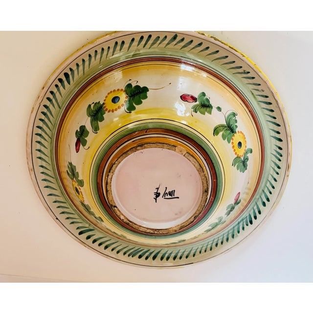 Antique Hand Thrown Italian Bowl For Sale - Image 4 of 12