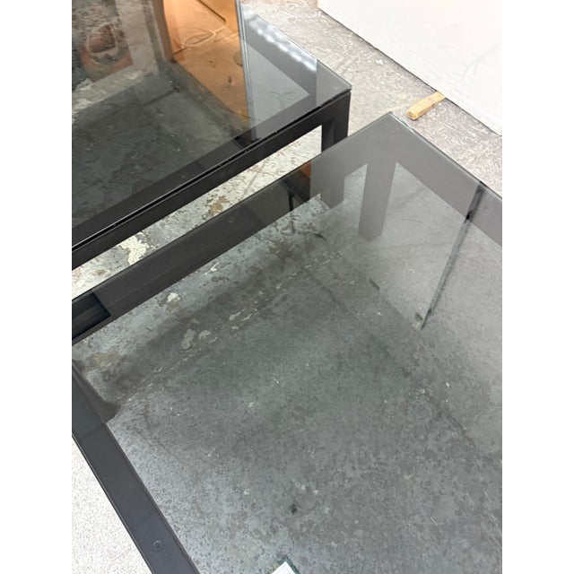 2020s Crate & Barrel Parsons Side Tables, Pair For Sale - Image 5 of 12