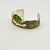 1990s Vintage Southwestern Navajo American Silversmith Fritson Toledo Sterling & Green Turquoise Cuff Bracelet - 7” For Sale - Image 9 of 18