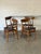 Teak Dining Chairs With Black Leatherette Seats Set of 4 Danish Mid-Century Modern 1960s For Sale - Image 10 of 13
