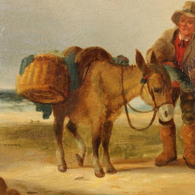 Fish Seller, Oil on Canvas, Framed For Sale - Image 5 of 12