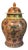 Large Vintage Famille Rose Coral Porcelain Chinese Ginger Jar For Sale