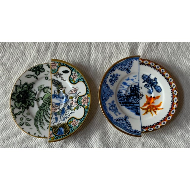 1960s Pair of Güral Fine Bone China Cups & Saucers - After Home Apollo Series For Sale - Image 5 of 17