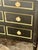 Mid 20th Century Vintage French Louis XVI Jansen Style Black Lacquered Chest For Sale - Image 5 of 13