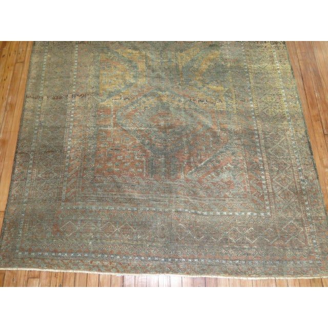 Early 20th Century Zabihi Collection Tribal Geometric Persian Gallery Size Carpet For Sale - Image 9 of 10