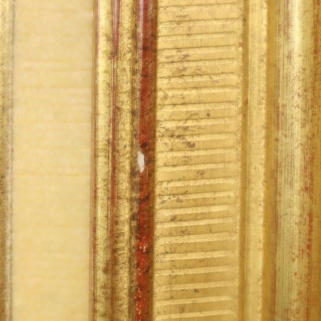 Sleek Gold Wooden Painting Frame For Sale - Image 13 of 15