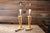 1950s Heywood-Wakefield Bamboo Style Table Lamps | Pair of Mid Century Modern Wood Lamps For Sale - Image 11 of 18