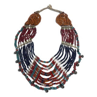 1970s African Tribal Major Statement Necklace For Sale