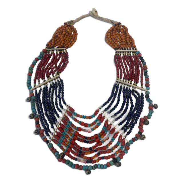 1970s African Tribal Major Statement Necklace For Sale