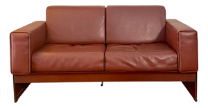 Korium KM 3/1 Two-Seater Sofa by Tito Agnoli for Matteo Grassi, Italy, 1980s