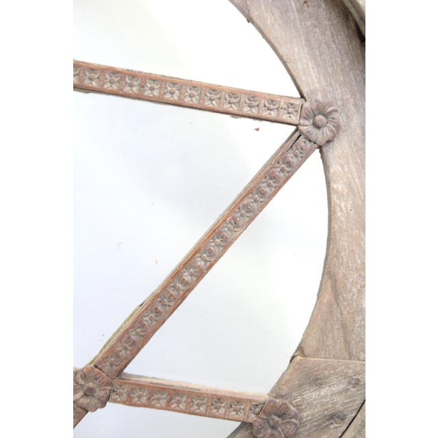 1940s Wood Window With Diamond Flowerette For Sale - Image 5 of 10