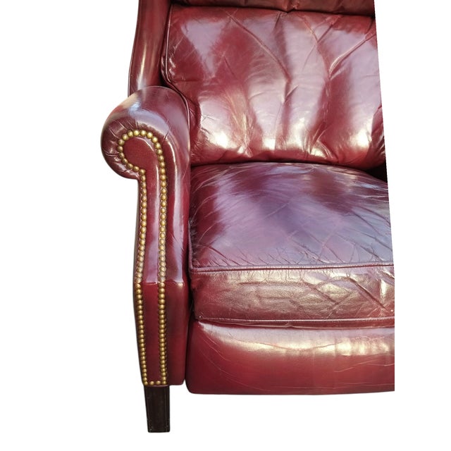 Animal Skin Experience the Comfort & Design With the Hancock & Moore Chippendale Recliner Crafted in the Usa For Sale - Image 7 of 9