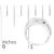 Metal Men's .925 Sterling Silver 1/2 Cttw Diamond Channel Set 3-Stone Band Ring - Ring Size 11 For Sale - Image 7 of 7