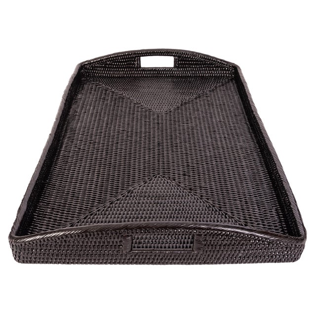 Our rectangular rattan serving and ottoman trays will instantly add a gorgeous touch to any room of your home. Adding this...