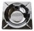Large Vintage Brutalist Modernist Square Chrome Ashtray, 1980s For Sale