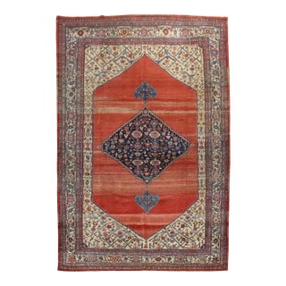 Antique Zabihi Collection Persian Bidjar Rug For Sale