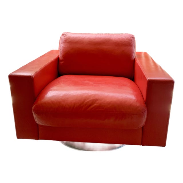Mid-Century Leather Armchair from Rolf Benz, 2000s For Sale
