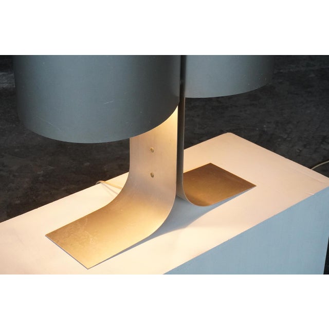 Aluminium Table Lamp by Giuliano Cesari for New Lamp, Italy, 1970s, in Very Good conditions. Designed 1970 to 1979 I have...