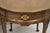 Queen Anne Vintage Baker English Queen Anne Style Burl Walnut Round Lamp End Tables - Pair For Sale - Image 3 of 12