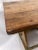 Brown Antique French Hand Crafted Trestle Table For Sale - Image 8 of 13