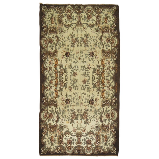 Zabihi Collection Vintage Besserabian Kilim For Sale - Image 15 of 18