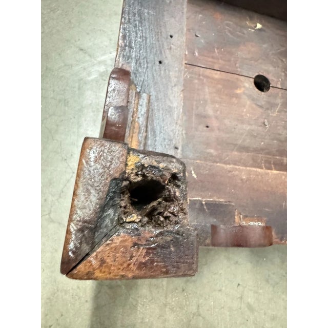 Antique Mahogany Leopard Print Animal Hide Stools - A Set For Sale - Image 18 of 18