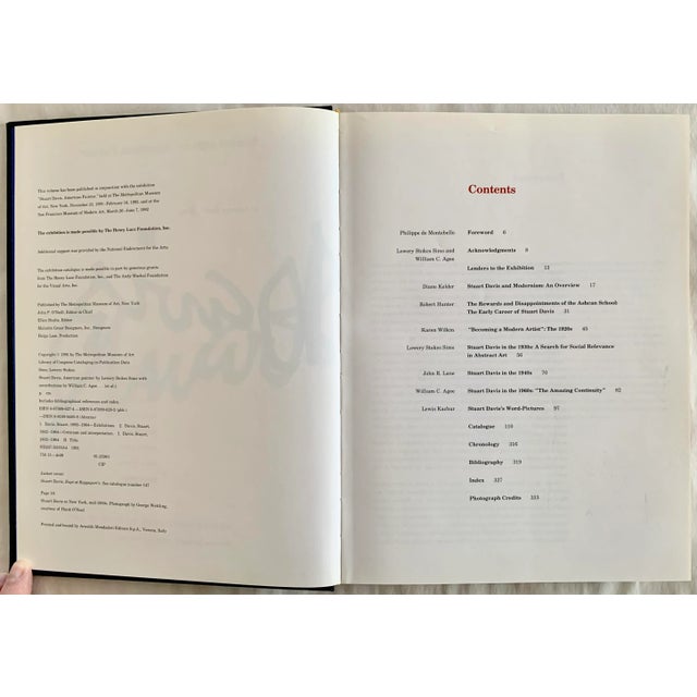 1990s Stuart Davis: American Painter Book For Sale - Image 4 of 13