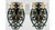 French Filigreed Green With Gold & Red Emblem Sconces - a Pair For Sale - Image 11 of 11