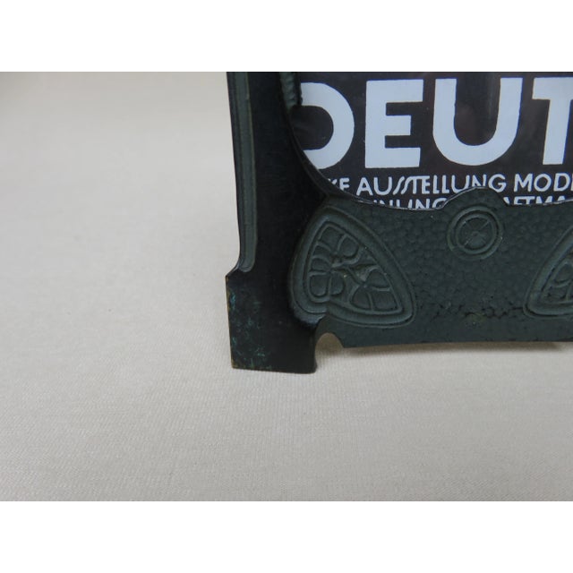 Art Nouveau French Patinated Bronze Picture Frame For Sale - Image 13 of 16