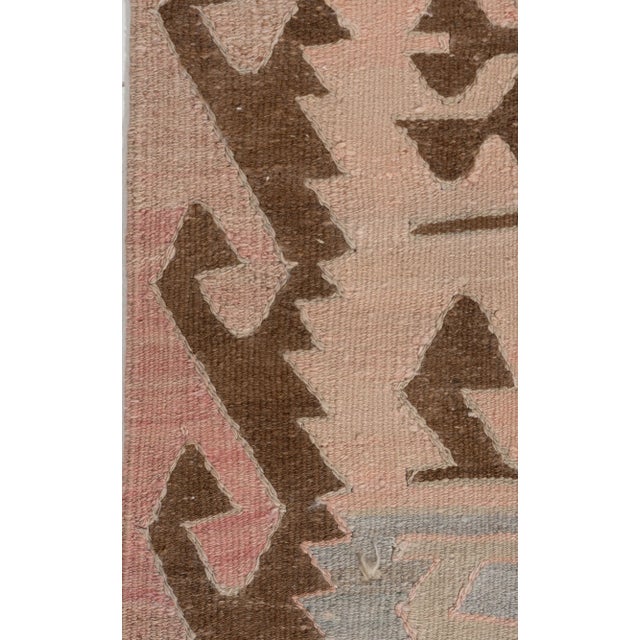 Turkish Vintage Turkish Kilim Rug 5ft 9in X 12ft For Sale - Image 3 of 8