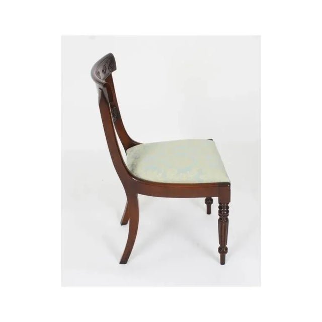 Antique Regency George III Pembroke Table and Chairs, 1800s, Set of 7 For Sale - Image 15 of 18