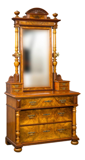 Gründerzeit Chest of Drawers with Mirror