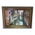 Mid 20th Century Venice Bridge Framed Oil Painting by Claudio Simonetti For Sale