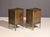 1960s Metal Industrial Bedside Tables, Former Czechoslovakia, 1960s, Set of 2 For Sale - Image 5 of 10
