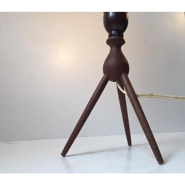 - Small table light made from solid teak - Was designed during the 1950s - By danish furniture architect Severin Hansen...