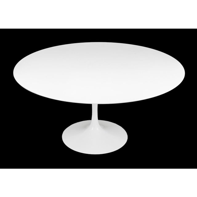 Metal Eero Saarinen Knoll Studio "Tulip" Dining Table For Sale - Image 7 of 9