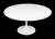 Metal Eero Saarinen Knoll Studio "Tulip" Dining Table For Sale - Image 7 of 9