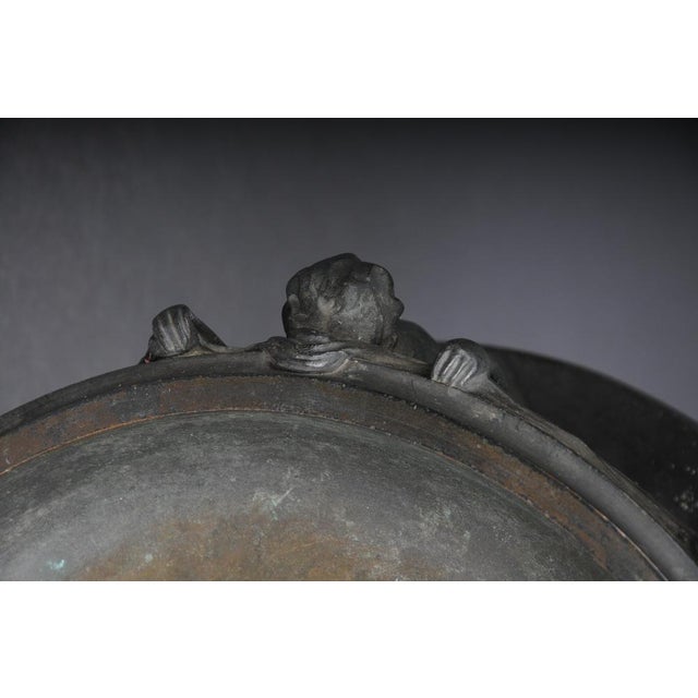 Large Antique Bronze Centerpiece Bowl by Anton Grath, 1920 For Sale - Image 14 of 18