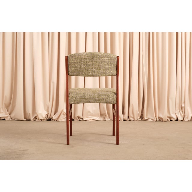 A set of four teak dining chairs designed by Henry Walter Klein, 1950s–1960s. Henry Walter Klein worked closely with...