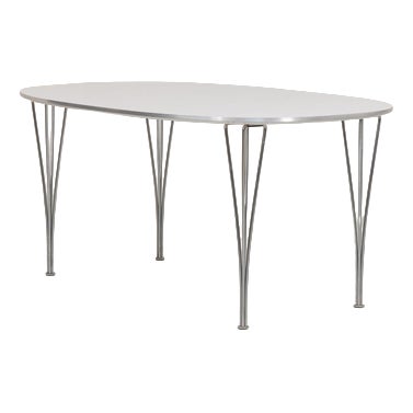 Superelipse dining table by Bruno Mathsson & Piet Hein for Fritz Hansen, Denmark, 1985 For Sale