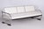 Bauhaus Sofa in Chrome, Steel, Leather by R. Slezák for Slezak Factories, Czech, 1930s For Sale - Image 4 of 11