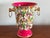 Metal Hot Pink Tropical Themed Tole Cachepot/Champagne Bucket With Gold Accents and Handles For Sale - Image 7 of 7