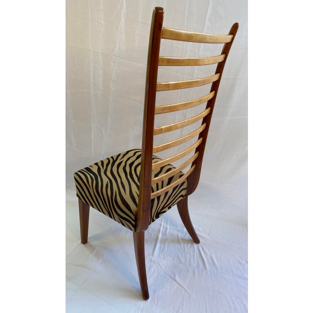 Important Italian Mid-Century Dining Table With 6 Chairs Style of Paolo Buffa For Sale - Image 15 of 17