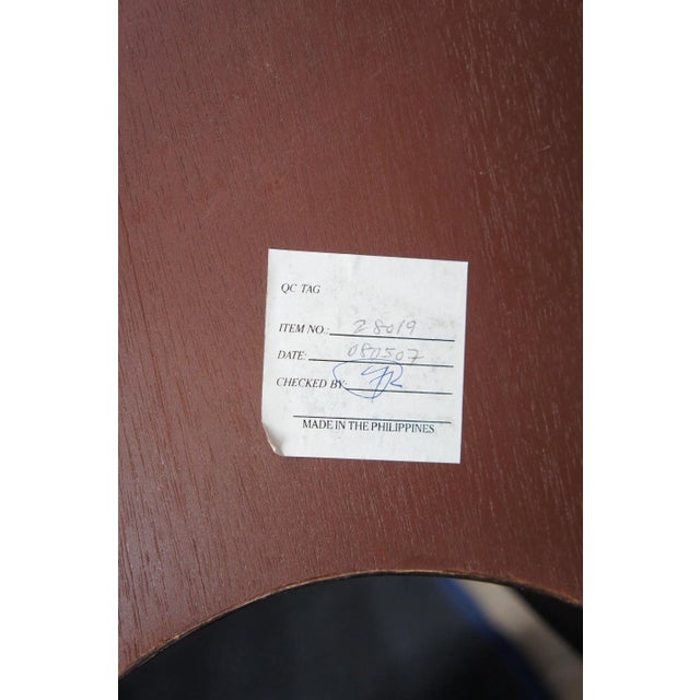 Theodore Alexander Traditional Walnut 2 Tier Octagon Center Accent Spider Table For Sale - Image 12 of 12