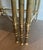 1940s Neoclassical style brass nesting tables. French work by Maison Jansen. For Sale - Image 10 of 12
