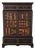 Maitland Smith Faux Book Leather Bar Unit For Sale