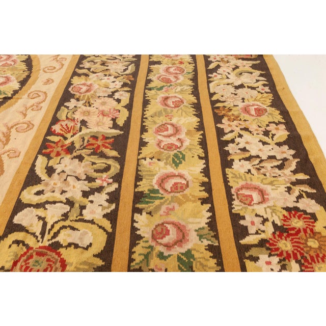 Modern Bessarabian Floral Design Handmade Wool Rug by Doris Leslie Blau For Sale - Image 4 of 7